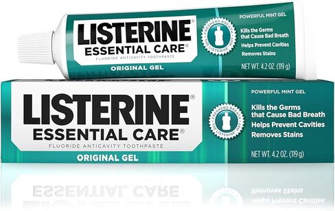 جل معجون أسنان ليسترين للعناية الأساسية 4.20 أونصة (عبوة من 12 قطعة) in Kuwait