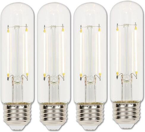 Westinghouse 4518500 3.5 Watt (60 Watt Equivalent) Dimmable Clear Filament LED Light Bulb, 2700K, Medium Base in Saudi Arabia