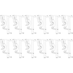 uxcell 20Pcs 2 Inch Clear Valance Clips, Hidden Window Blind Valance Retainer Holder for Horizontal Blind Wood or Faux Wood Blinds, Style9