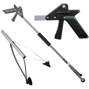 EZ Reacher - Heavy Duty Grab-It Reaching Tool – Collapsible Grabber Reacher with Extra-Large Grip, Locking Handle and 4.5 Inch Jaws - Ideal for Commercial, Maintenance, Seniors, 40"