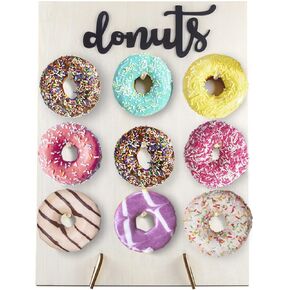 Donut Wall Donut Display Board Donut Stand Wood Decorate for Party,Wedding,Birthday Party