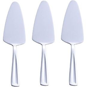 Rainbow Pie Cake Server Set, GoGeiLi 3-Piece Stainless Steel Dessert Server Spatula for Pizza, Pastry, Cheese, Dishwasher Safe