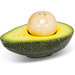 Abbott Collection Home 27-AVOCADO-110 Avocado & Pit Salt & Pepper, Green