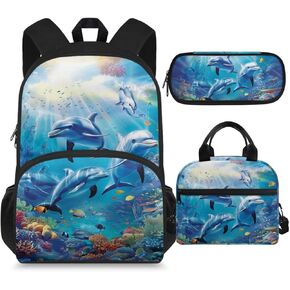 American Falg Boys Backpack with Lunch Box Camo Deer Kids Bookbags for 6th Grade Girls 6-8/8-10/8-12 Elementary School Book Bag Lunch Bag Hunting 15 inch Back Pack Lunchbox Pencil Case Set