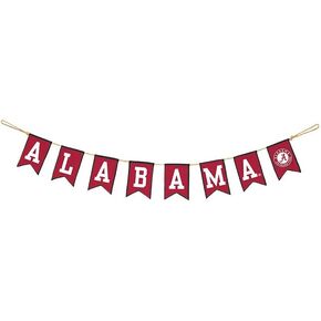 University of Alabama Tailgate Banner by Hanna’s Handiworks – Lightweight Pre-Strung Fabric Decoration - Represent your NCAA College & Show Team Spirit - Fan Décor