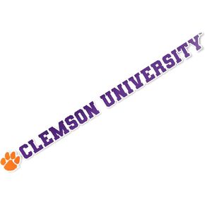 Desert Cactus Clemson University Sticker Tigers Name Logo Vinyl Decal Laptop Water Bottle Car Scrapbook (15 Inch Sticker)