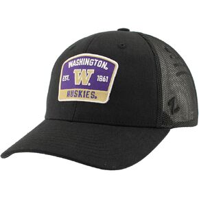 Zephyr NCAA Officially Licensed Snapback Hat Big Rig Patch Black Switchback