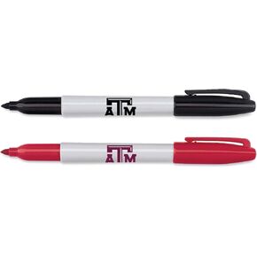 NCAA Texas A&M Aggies Marker 2 Pack, Red, One Size