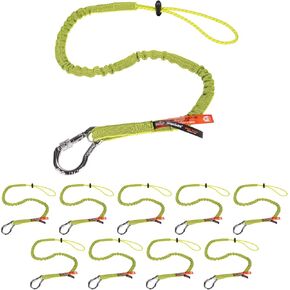Squids 3100 Tool Lanyard with Single Carabiner and Adjustable Loop End, Standard Length