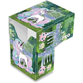 Gallery Series Enchanted Glade Full View Deck Box for Pokemon - Protect Your Gaming Cards in a New Vibrant, Full-Color Artwork Deck Box and Show Up to Battle in Style Against Friends and Enemies