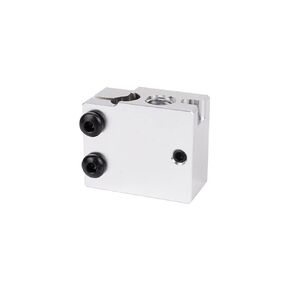كتلة سخان بركان للطابعة ثلاثية الأبعاد متوافقة مع الطابعة ثلاثية الأبعاد E3D V6 Hotend/ PT100 مع مقاومة درجات الحرارة العالية حتى 300 درجة مئوية (الألومنيوم)