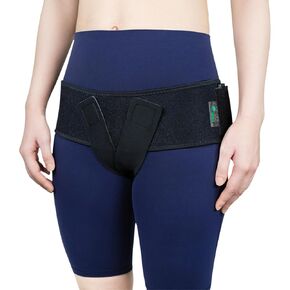 V-Sling Pelvic Support Belt for Prolapse, Pregnancy SPD, Vulvar Varicosities, LCS, Pelvic Floor, Organ Prolapse Support Relieve Tilted or Twisted Pelvis Girdle Pain (Black Medium)
