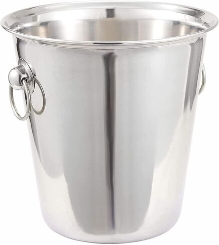 دلو ثلج للنبيذ من الفولاذ المقاوم للصدأ بلمسة نهائية مرآة من CUISINOX، مقاس 20.32 سم × 20.32 سم in Kuwait