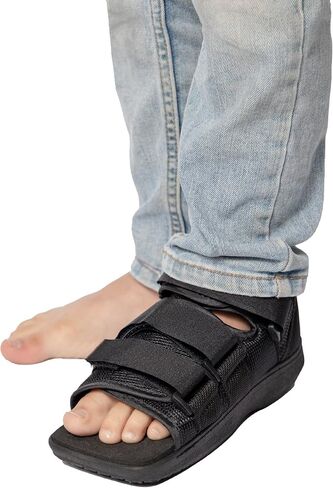 Pediatric Children’s Square Toe Post Op Shoe For Kids and Youth- HCPCS L3260- For Broken or Fractured Foot or Toe, Post Surgical, Soft Tissue Injury- Left or Right Foot in Saudi Arabia