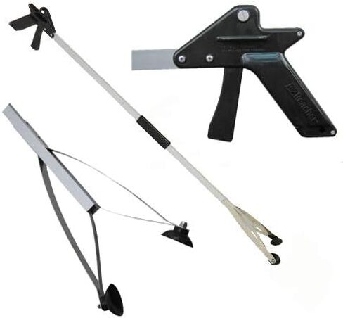 EZ Reacher - Heavy Duty Grab-It Reaching Tool – Collapsible Grabber Reacher with Extra-Large Grip, Locking Handle and 4.5 Inch Jaws - Ideal for Commercial, Maintenance, Seniors, 40" in Saudi Arabia