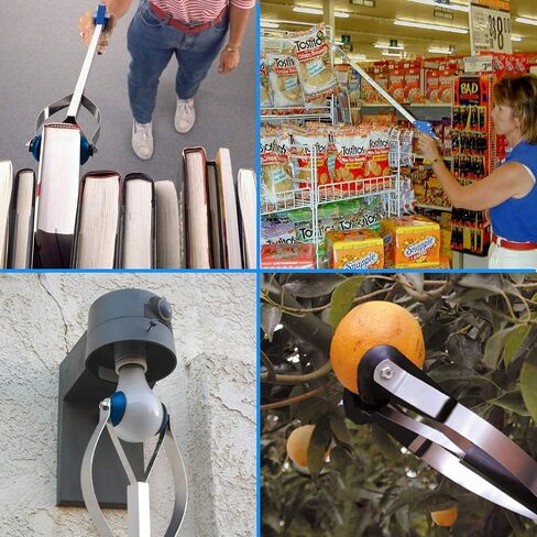 EZ Reacher - Heavy Duty Grab-It Reaching Tool – Collapsible Grabber Reacher with Extra-Large Grip, Locking Handle and 4.5 Inch Jaws - Ideal for Commercial, Maintenance, Seniors, 40" in Saudi Arabia