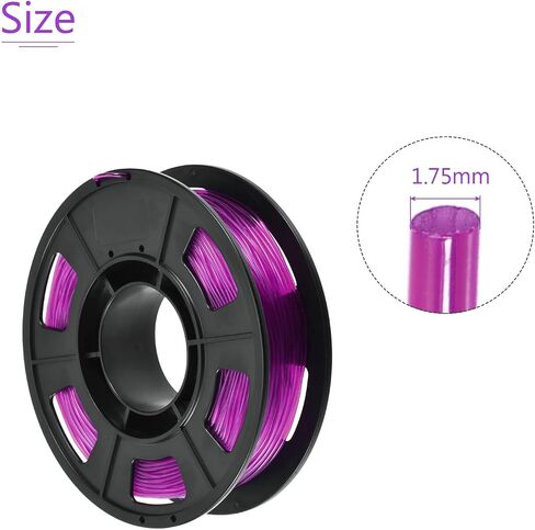 DMiotech 1.75 مم 0.25 كجم خيوط الطباعة ثلاثية الأبعاد عبوات TPU دقة الأبعاد الأرجواني +/- 0.05 مم للطابعة ثلاثية الأبعاد in Saudi Arabia