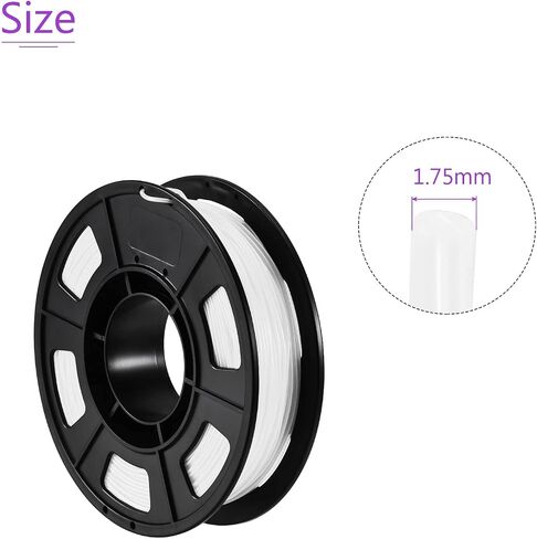DMiotech 1.75 مم 0.25 كجم خيوط الطباعة ثلاثية الأبعاد عبوات TPU دقة الأبعاد الأرجواني +/- 0.05 مم للطابعة ثلاثية الأبعاد in Saudi Arabia