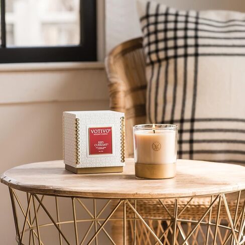 Votivo Gilded Pear 10 oz Holiday Candle | Soy Wax Blend | Fall Candle | Seasonal Candle | Candle Gifts | Fall Home Decor | Long Burning & Highly Scented in Saudi Arabia