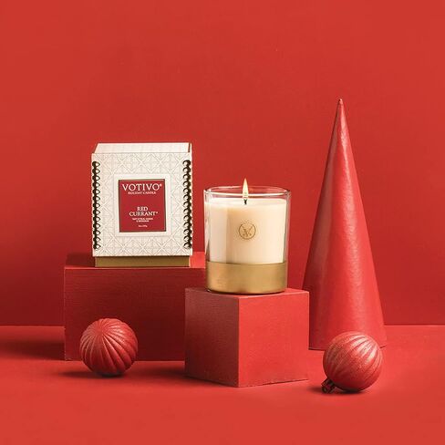 Votivo Gilded Pear 10 oz Holiday Candle | Soy Wax Blend | Fall Candle | Seasonal Candle | Candle Gifts | Fall Home Decor | Long Burning & Highly Scented in Saudi Arabia