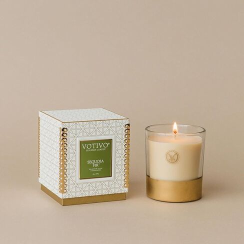 Votivo Gilded Pear 10 oz Holiday Candle | Soy Wax Blend | Fall Candle | Seasonal Candle | Candle Gifts | Fall Home Decor | Long Burning & Highly Scented in Saudi Arabia