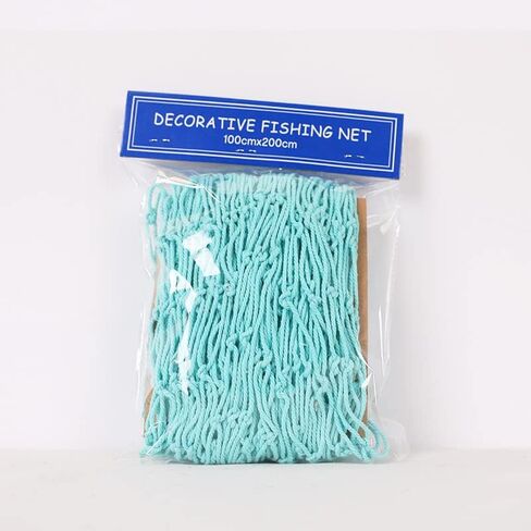Cotton Fishing Net Decorative 79 Inch Beach Themed Decor Home Bedroom Party Wall Decoration Fish Netting Decorative in Saudi Arabia