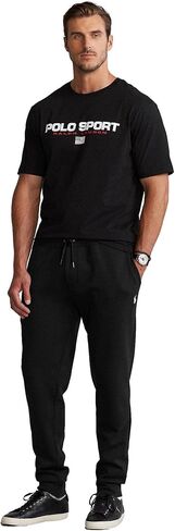 POLO RALPH LAUREN Big&Tall Double Knit Jogger Sweatpants (Black, 2LT) in Saudi Arabia