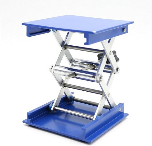 Lift Table Aluminium Oxide Lab Stand Lifter Scientific Scissor Lifting Jack Platform 6''X 6'' in Kuwait