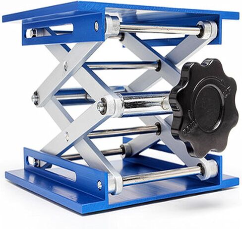Lift Table Aluminium Oxide Lab Stand Lifter Scientific Scissor Lifting Jack Platform 6''X 6'' in Kuwait