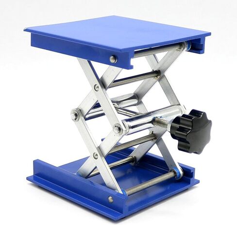 Lift Table Aluminium Oxide Lab Stand Lifter Scientific Scissor Lifting Jack Platform 6''X 6'' in Kuwait