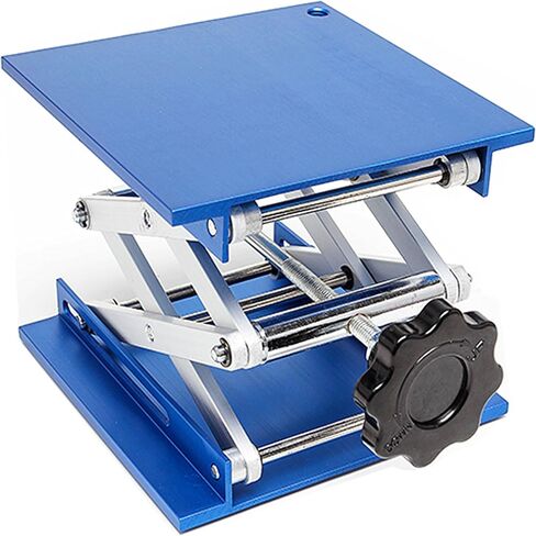 Lift Table Aluminium Oxide Lab Stand Lifter Scientific Scissor Lifting Jack Platform 6''X 6'' in Kuwait
