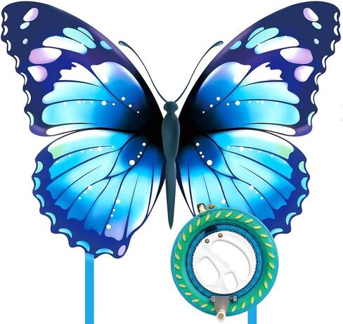 Mint's Colorful Life Butterfly Kite with 7.1in Kite Reel Winder, Easy Flying Kite & Kite String Spool for Kids & Adults, Best Beach Kite Set for Beginners in Saudi Arabia