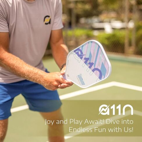 A11N Pickleball Paddles Set of 2/4 Fiberglass Surface Rackets with 4 Pickleball Balls and Pickleball Bag for Beginners - USAPA Approved in Saudi Arabia