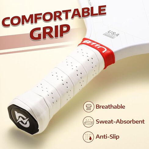 A11N Pickleball Paddles Set of 2/4 Fiberglass Surface Rackets with 4 Pickleball Balls and Pickleball Bag for Beginners - USAPA Approved in Kuwait