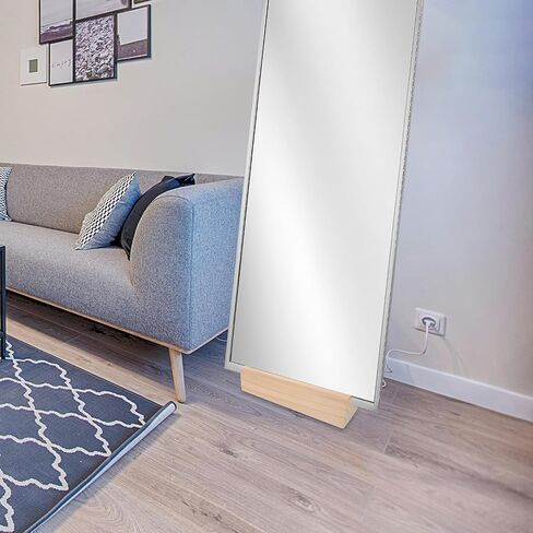 UKCOCO Floor Mirror Base Mirrors Full Body Mirror Length Mirror Base Floor Mirror Stand Only Floor Mirror Stand Support Floor Length Mirror Stand Non-Slip Full-Length Mirror Solid Wood in Saudi Arabia