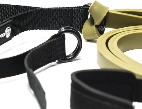 Gymreapers Resistance Band Handle/Door Anchor Combo - Exercise Band at Home Workout - (1 Pair of Handles) - Used with Any Resistance Bands for Men and Wome in Saudi Arabia