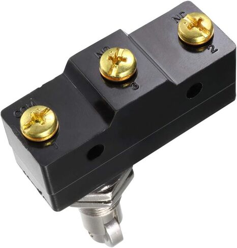 uxcell TM-1309 SPDT 1NO+1NC Panel Mount Roller Plunger Type Micro Limit Switch, Screw Terminals in Saudi Arabia