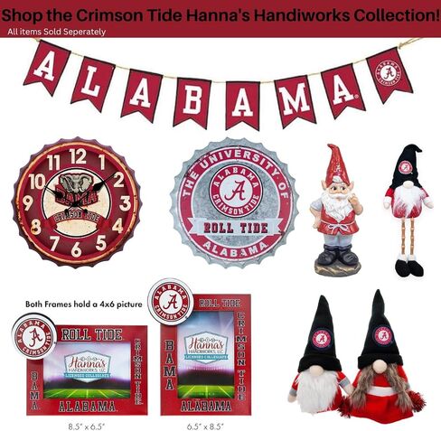 University of Alabama Tailgate Banner by Hanna’s Handiworks – Lightweight Pre-Strung Fabric Decoration - Represent your NCAA College & Show Team Spirit - Fan Décor in Saudi Arabia