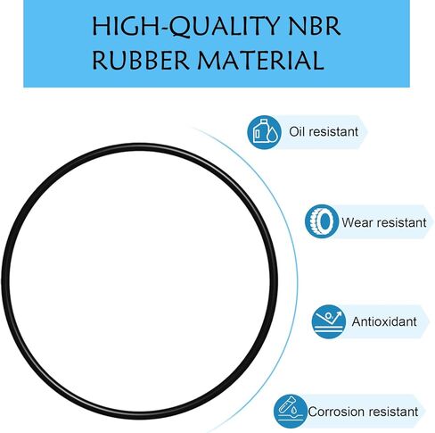 حلقة دائرية متوافقة مع فلاتر المياه 3M Aqua-Pure، Aqua-Pure، استبدال مساكن مرشح Watts Premier Watts لـ 63597174C / 63597174P / WP252235 / AO-WH-STD-OR-2 (3 قطع) in Kuwait