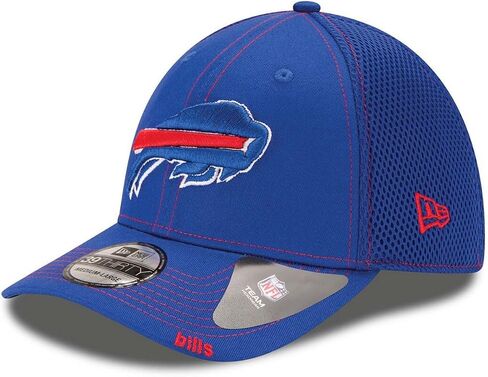New Era unisex-adult NFL 39thirty Neo 2 Stretch Fit Cap (as1, Alpha, m, l, Buffalo Bills Blue, Medium/Large) in Saudi Arabia