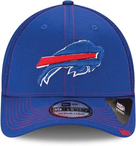 New Era unisex-adult NFL 39thirty Neo 2 Stretch Fit Cap (as1, Alpha, m, l, Buffalo Bills Blue, Medium/Large) in Saudi Arabia