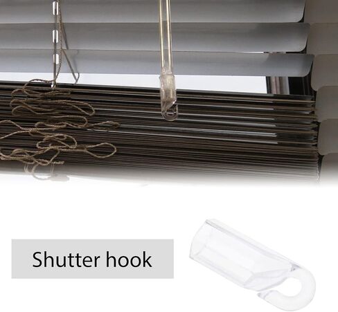 Create idea 12PCS Wand Tip Hook Sleeve Clear Plastic Shepherds Hook Wand Tip Connector Wand Cap for 7mm Outer Diameter Hexagonal Curtain Rod Blind Tilt Wand and Wood Blinds in Saudi Arabia