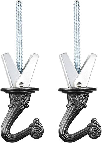 2 Packs Swag Ceiling Hooks - 1 1/2" Brass Finish Heavy Duty Swag Hook Kit for Hanging Plants, Basket and Canopy in Saudi Arabia
