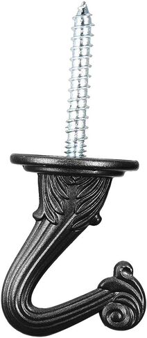 2 Packs Swag Ceiling Hooks - 1 1/2" Brass Finish Heavy Duty Swag Hook Kit for Hanging Plants, Basket and Canopy in Saudi Arabia