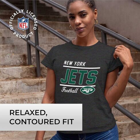 Team Fan Apparel womens Nfl Gameday Women's Relaxed Fit T-shirt - Rib Neck in Saudi Arabia