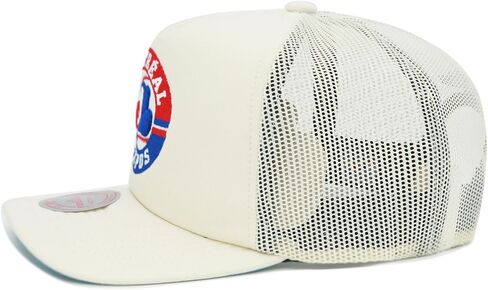 قبعة Mitchell & Ness Montreal Expos Cooperstown MLB Evergreen Trucker Snapback - أوف وايت in Saudi Arabia