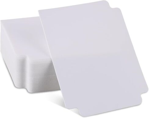 60 Pcs Trading Card Dividers White Card Dividers for Storage Boxes Card Separators Blank Card Box Cards for Sport Plastic Cards Separators Organizer 2.71 x 3.7 Inches Fit for MTG TCG Sports Card Games in Saudi Arabia