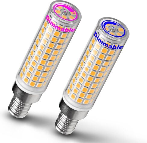 Dimmable E12 C7 Candelabra Led Light Bulbs 4W, Kx-2000 25W-40 Watt Halogen Equivalent, 3000k Warm White T6 Small Base 120V E12 Led Bulbs for Ceiling Fan Light Salt Lamp,450lm(5Pack) in Saudi Arabia
