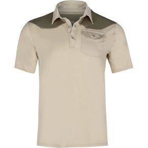 Men’s Stockyard Farm & Ranch Polo, Men’s Agricultural Workwear Polo Shirt with SPF