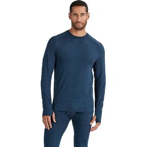 Terramar Men's Standard Thermolator Crew, Night Shadow, X-Large in Kuwait